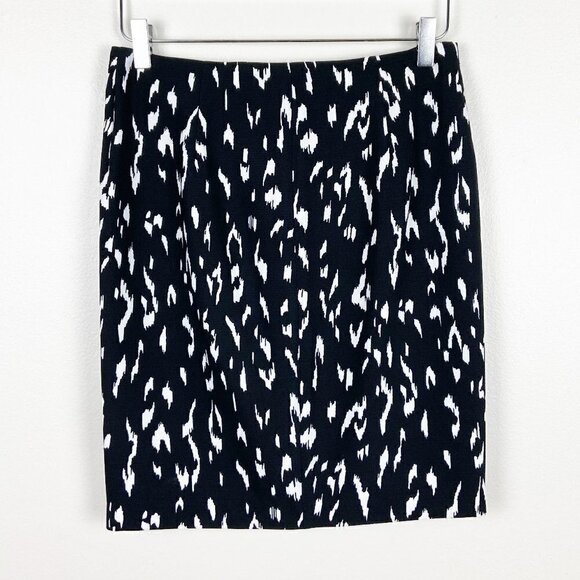 RACHEL ZOE |  Crop Top & Pencil Skirt Matching Set Black & White 4 - Picture 10 of 16